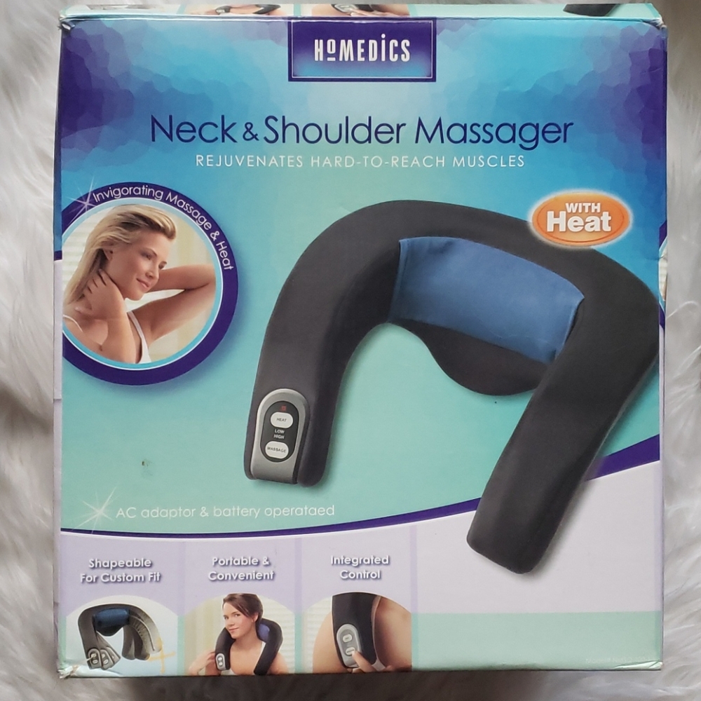 Homedics Neck & Shoulder Travel Massager w Heat